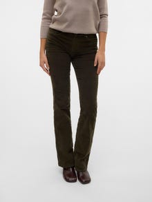 Vero Moda VMFLASH Normaali vyötärö Flared fit Farkut -Forest Night - 10315346