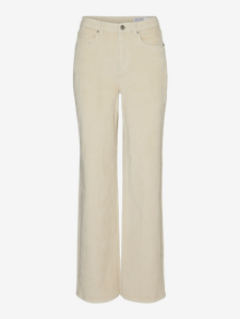 Vero Moda VMTESSA Hohe Taille Weit geschnitten Jeans -Oatmeal - 10315350