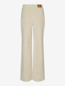Vero Moda VMTESSA Hohe Taille Weit geschnitten Jeans -Oatmeal - 10315350
