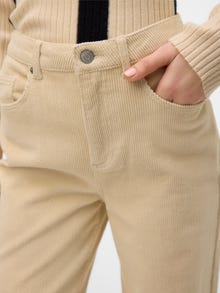 Vero Moda VMTESSA Hohe Taille Weit geschnitten Jeans -Oatmeal - 10315350