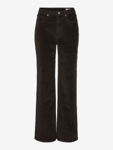 Vero Moda VMTESSA Høj talje Wide fit Jeans -Chocolate Torte - 10315350