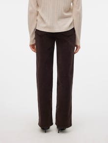 Vero Moda VMTESSA Høj talje Wide fit Jeans -Chocolate Torte - 10315350