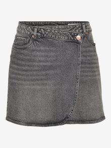 Vero Moda VMBETTY Lyhyt hame -Medium Grey Denim - 10315352
