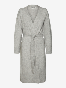 Vero Moda VMMAGALENE Stickad kofta -Light Grey Melange - 10315365