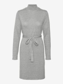 Vero Moda VMBELLA Short dress -Light Grey Melange - 10315397