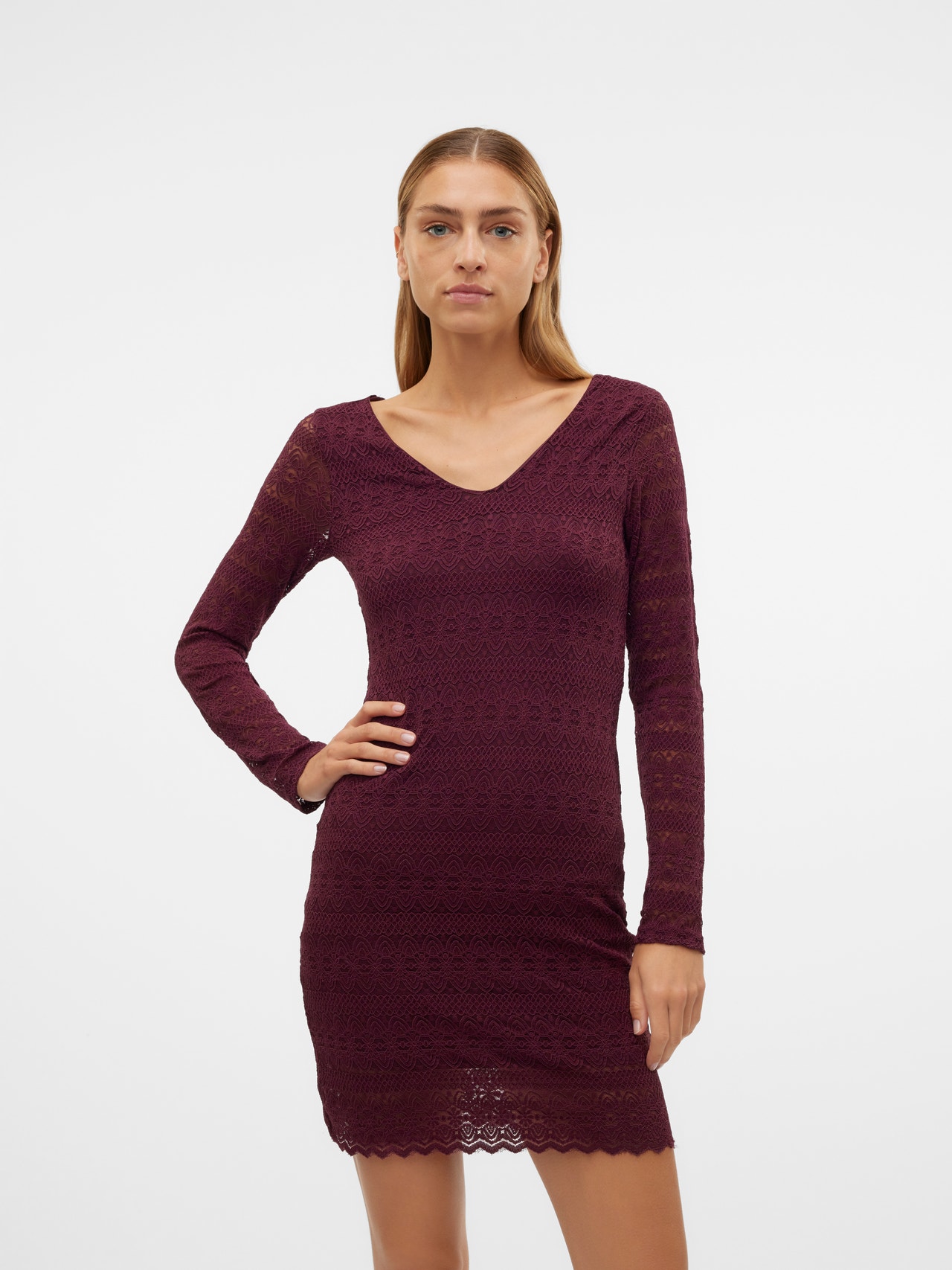 Vero Moda VMZOE Kort kjole -Winetasting - 10315445