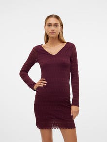 Vero Moda VMZOE Kort kjole -Winetasting - 10315445