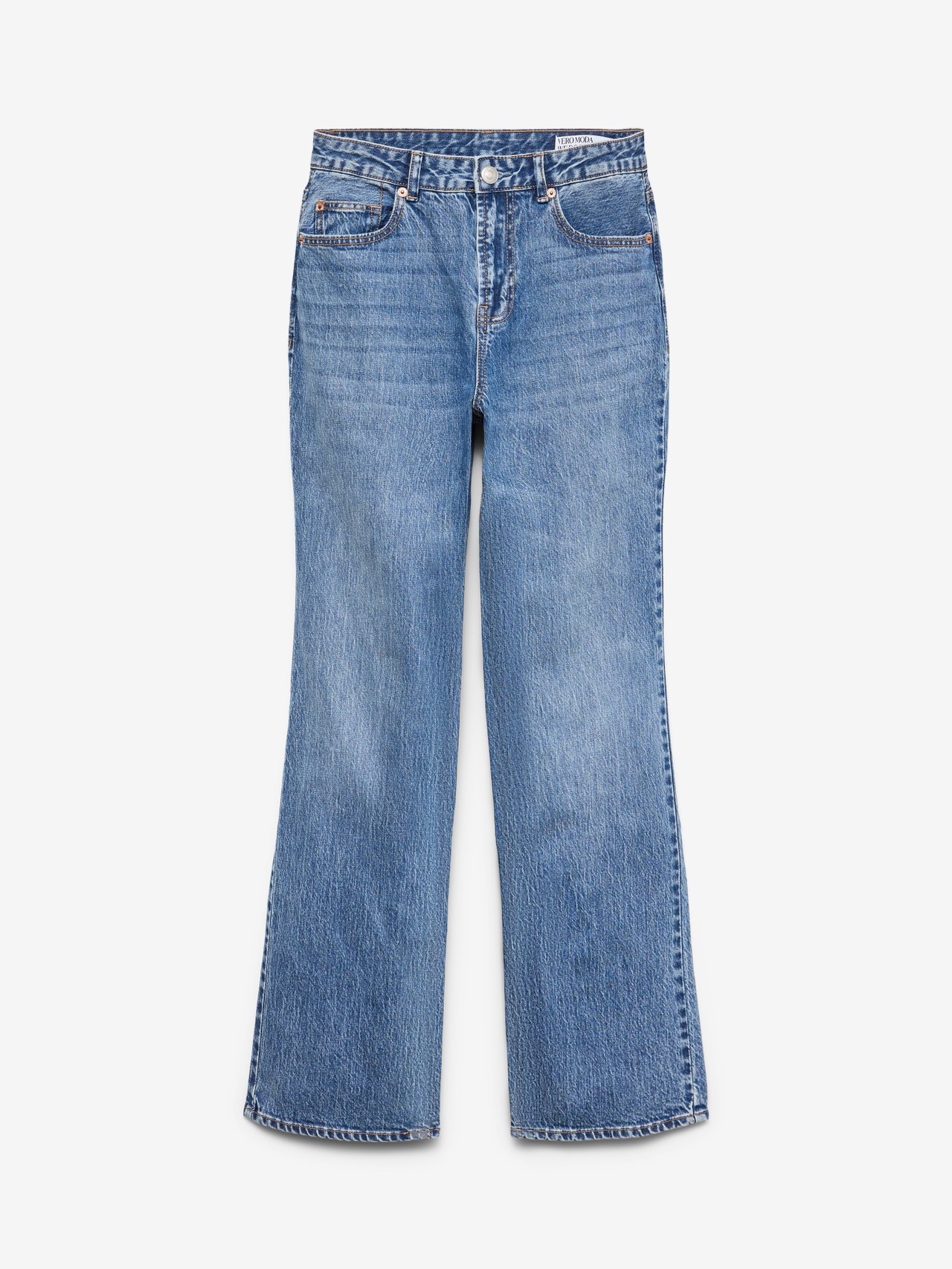 Vero Moda VMTESSA High rise Straight fit Jeans -Medium Blue Denim - 10315494