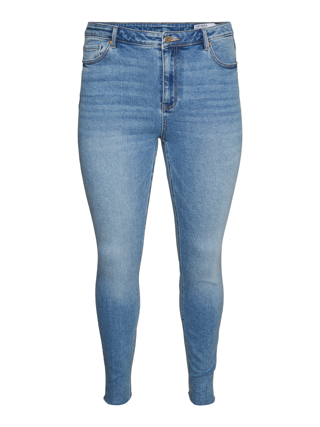 Vero Moda VMSOPHIA Hög midja Slim Fit Jeans -Medium Blue Denim - 10315572