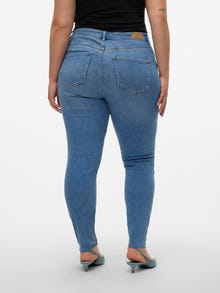 Vero Moda VMSOPHIA Hohe Taille Slim Fit Jeans -Medium Blue Denim - 10315572