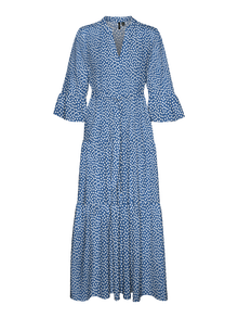 Vero Moda VMZERA Długa sukienka -Wedgewood - 10315584