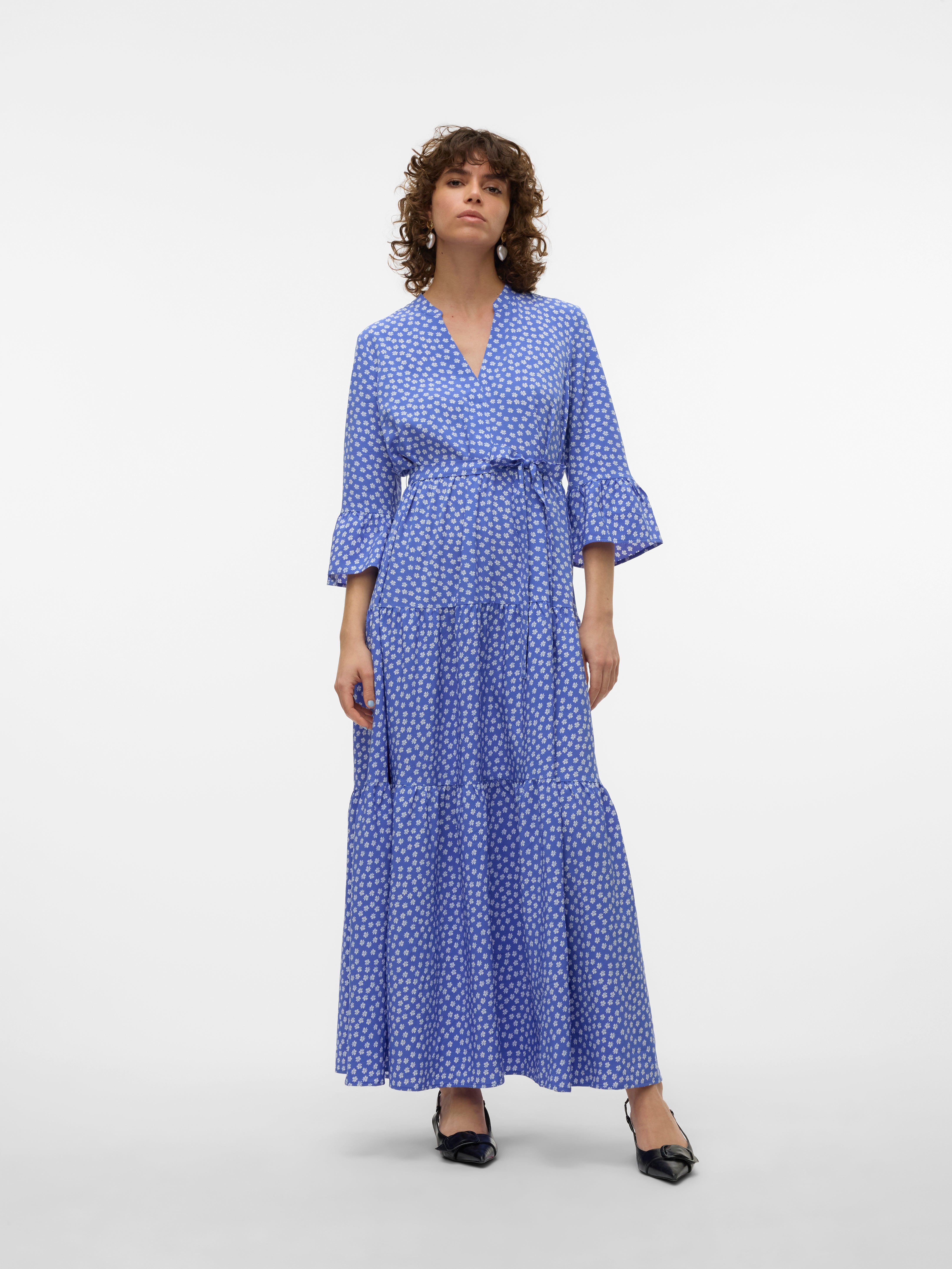 Lange Jurk Vero Moda Hemdjurk VMZERA Lange Jurk Midden