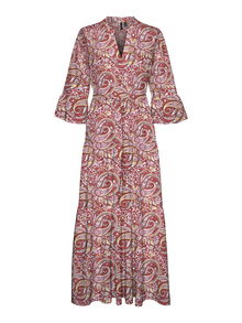 Vero Moda VMZERA Lang kjole -Marsala - 10315584