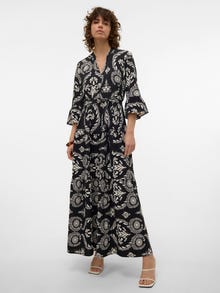 Vero Moda VMZERA Lang kjole -Black - 10315584
