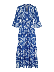 Vero Moda VMZERA Langes Kleid -Dazzling Blue - 10315584
