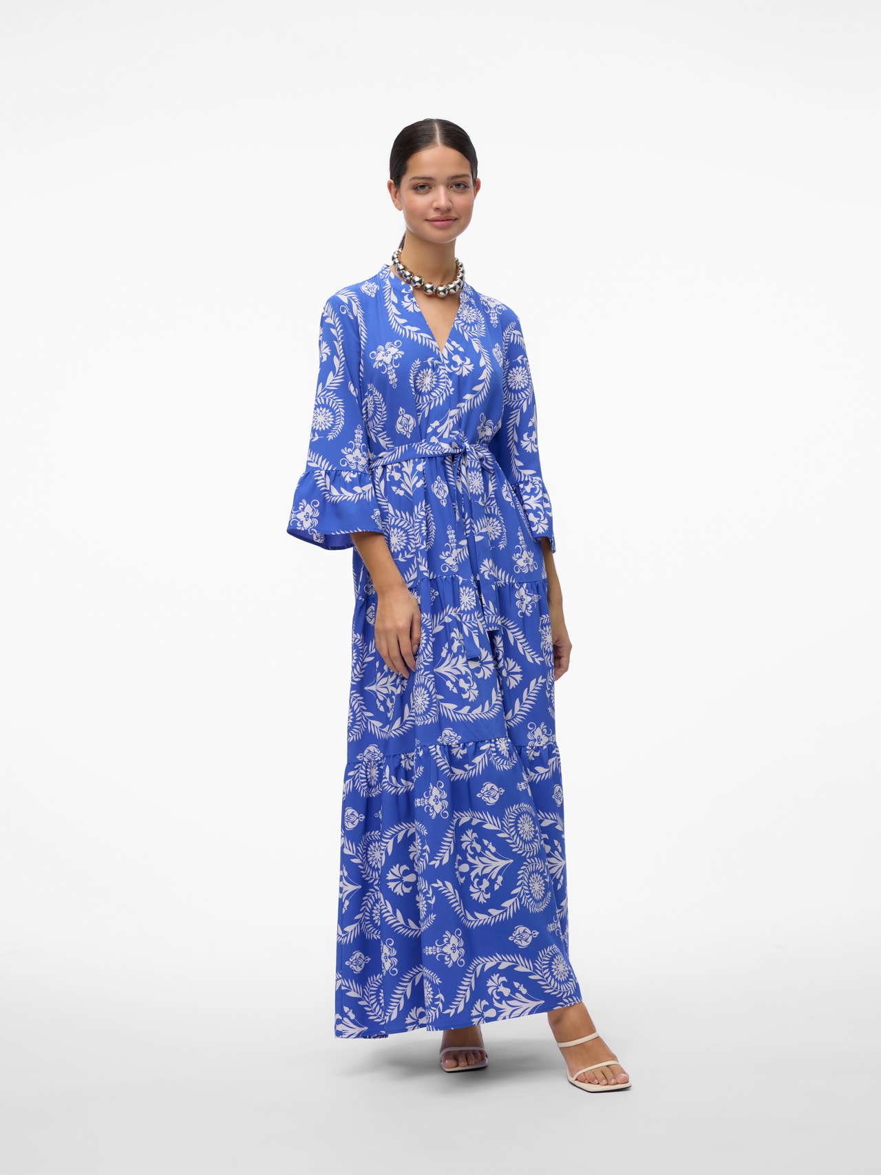 Vero Moda VMZERA Lang kjole -Dazzling Blue - 10315584