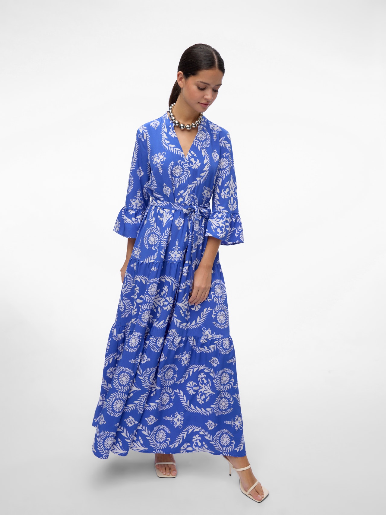 Vero Moda VMZERA Długa sukienka -Dazzling Blue - 10315584