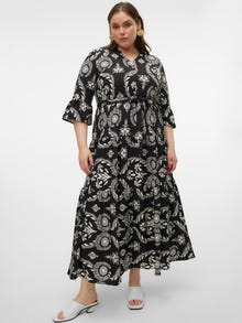 Vero Moda VMZERA Lang kjole -Black - 10315594