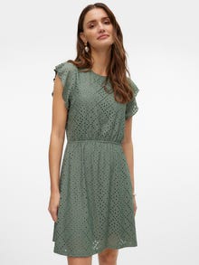 Vero Moda VMTASSA Kort klänning -Laurel Wreath - 10315633