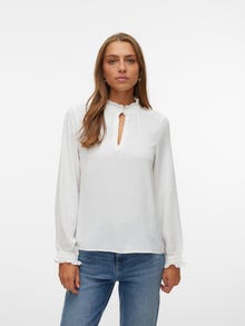 Vero Moda VMALVA Skjorte -Snow White - 10315682