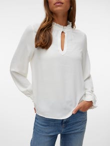 Vero Moda VMALVA Skjorte -Snow White - 10315682