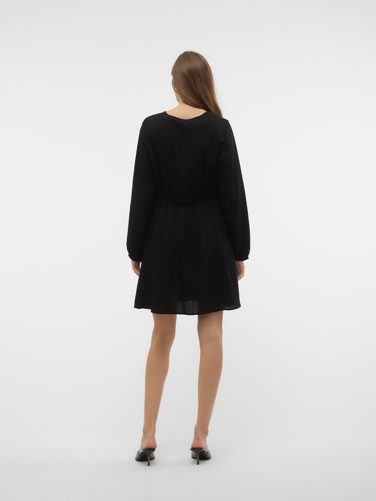 Vero Moda VMVERONIKA Krótka sukienka -Black - 10315689