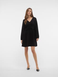 Vero Moda VMVERONIKA Krótka sukienka -Black - 10315689