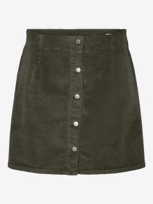 Vero Moda VMCETTA Hög midja Kort kjol -Forest Night - 10315742