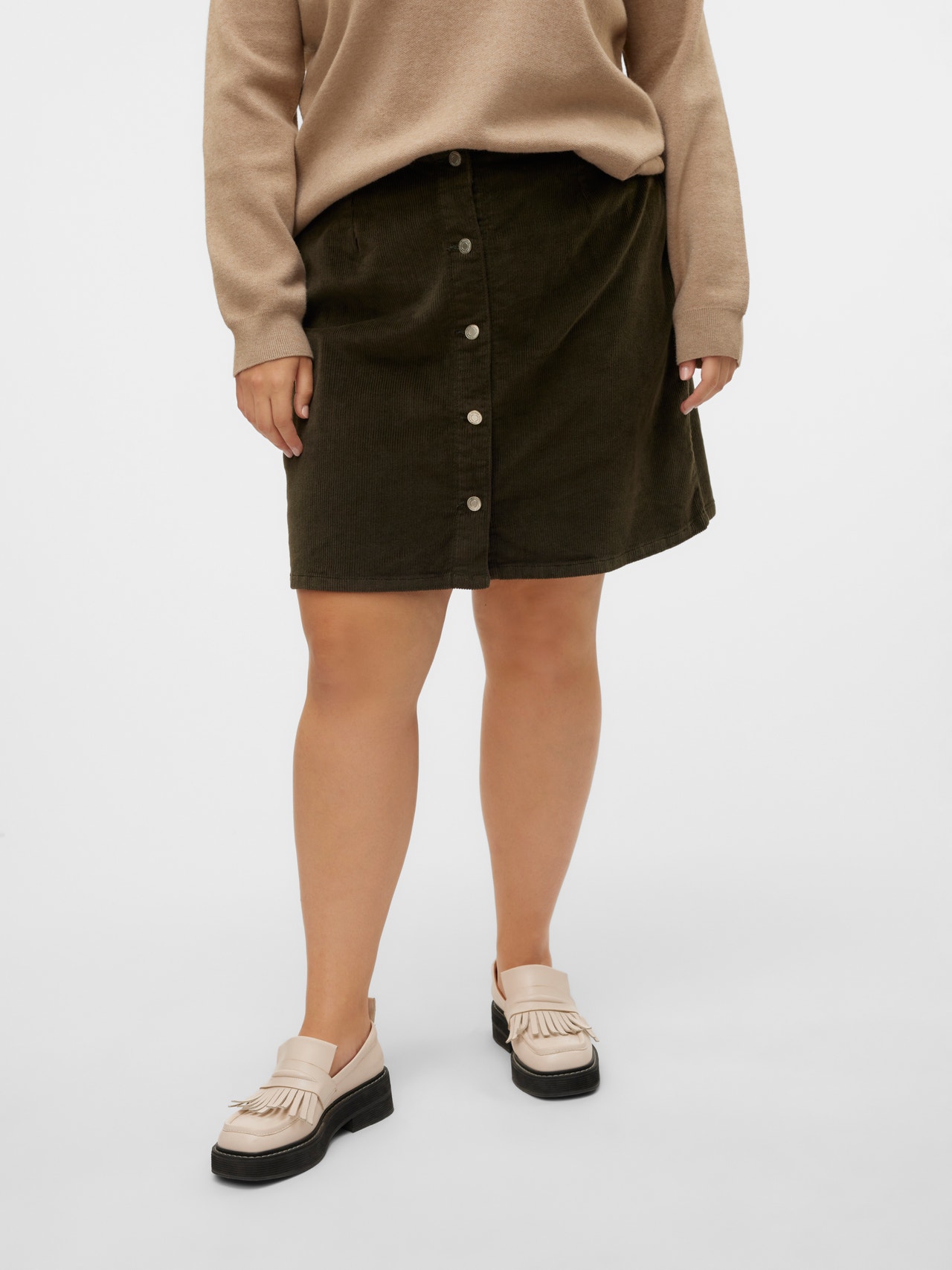 Vero Moda VMCETTA Hög midja Kort kjol -Forest Night - 10315742