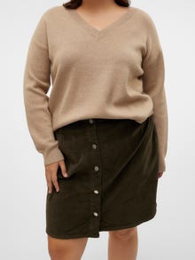 Vero Moda VMCETTA Hög midja Kort kjol -Forest Night - 10315742