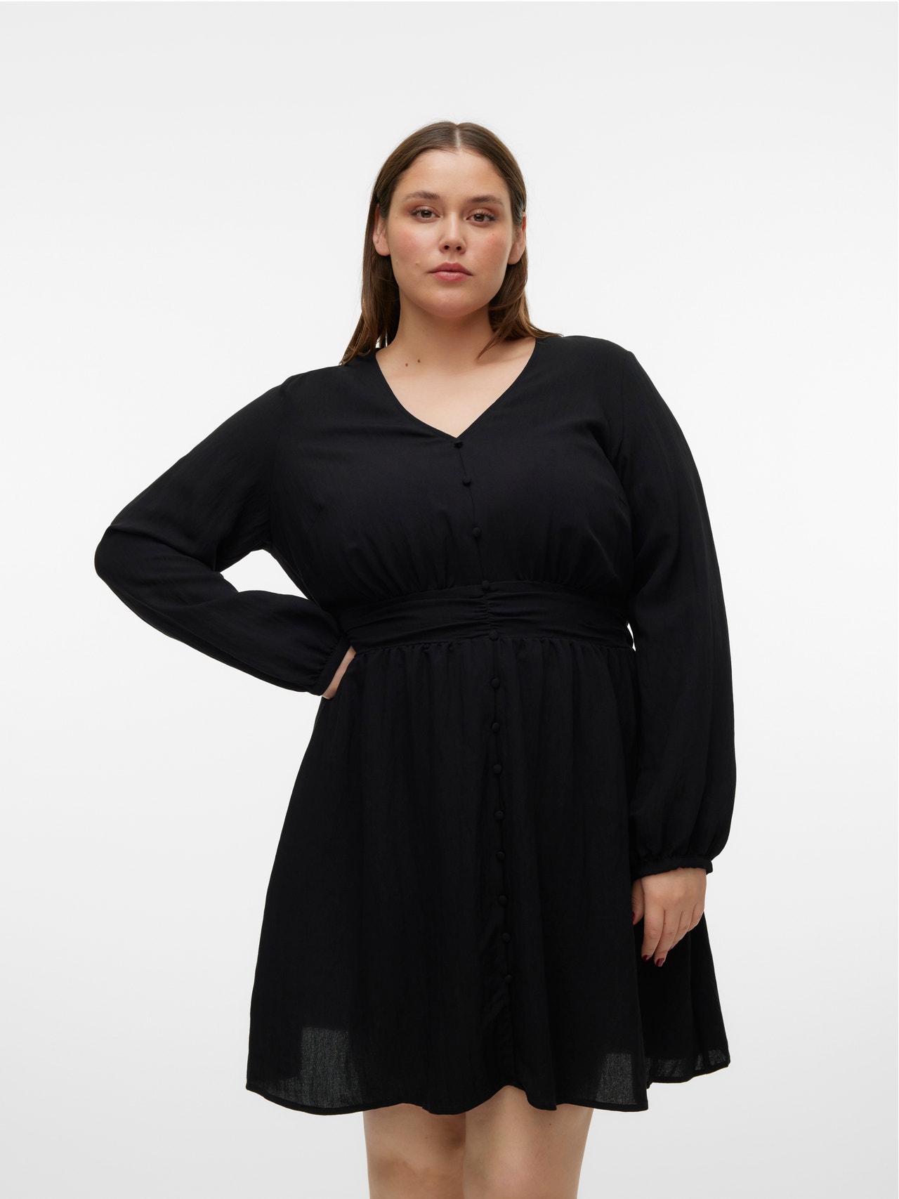Vero Moda VMVERONIKA Kort kjole -Black - 10315780