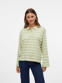 Vero Moda VMMAREN Polo T-shirt -Green Tea - 10315852