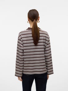 Vero Moda VMMAREN Polo T-shirt -Chocolate Brown - 10315852