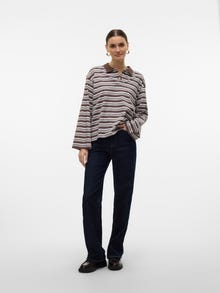 Vero Moda VMMAREN Polo T-shirt -Chocolate Brown - 10315852