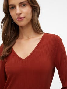 Vero Moda VMMELISA Long dress -Brandy Brown - 10315869