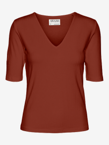 Vero Moda VMMELISA Topit -Brandy Brown - 10315874