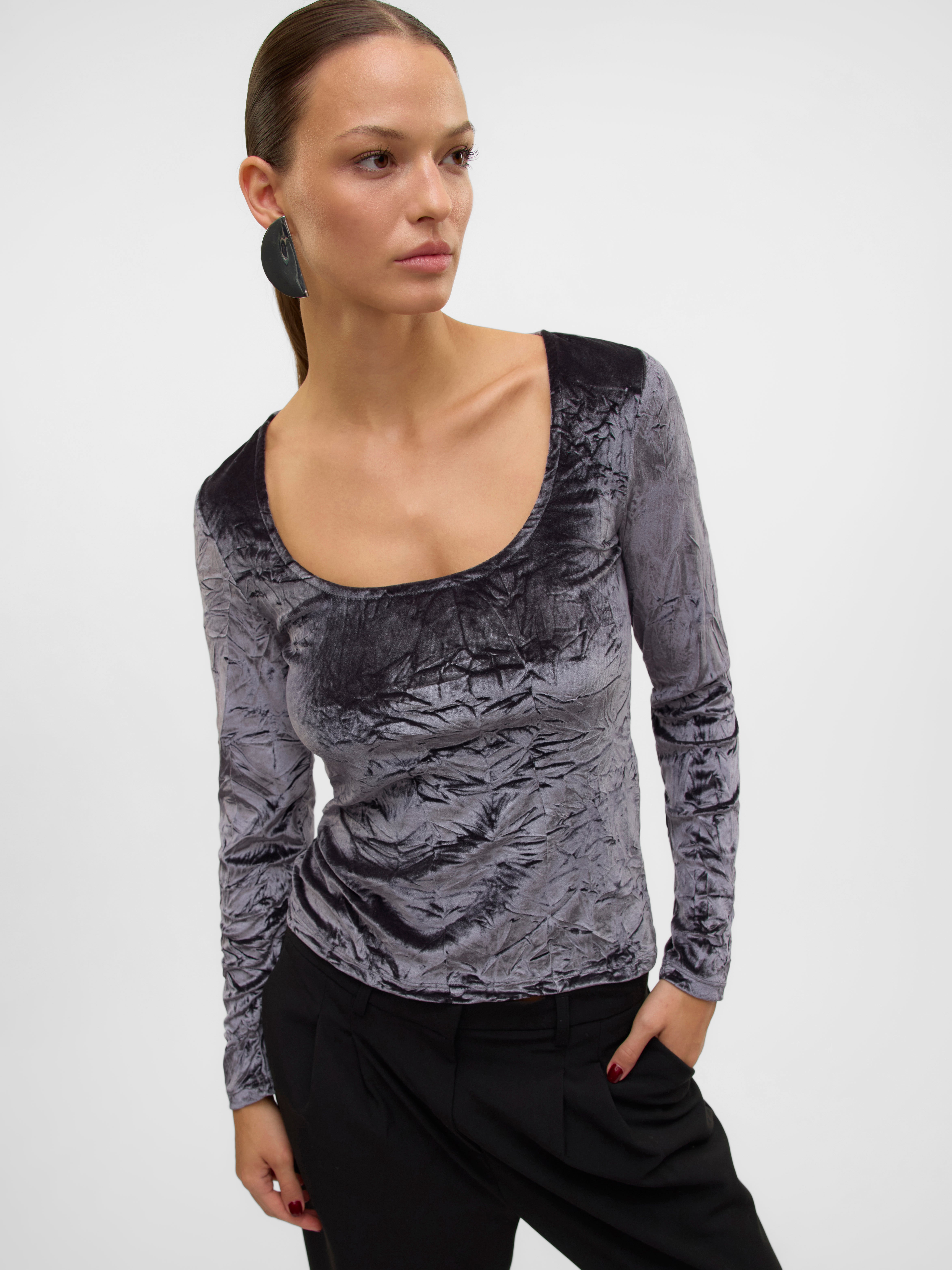 VMMOLLY Top Dark Grey Vero Moda®