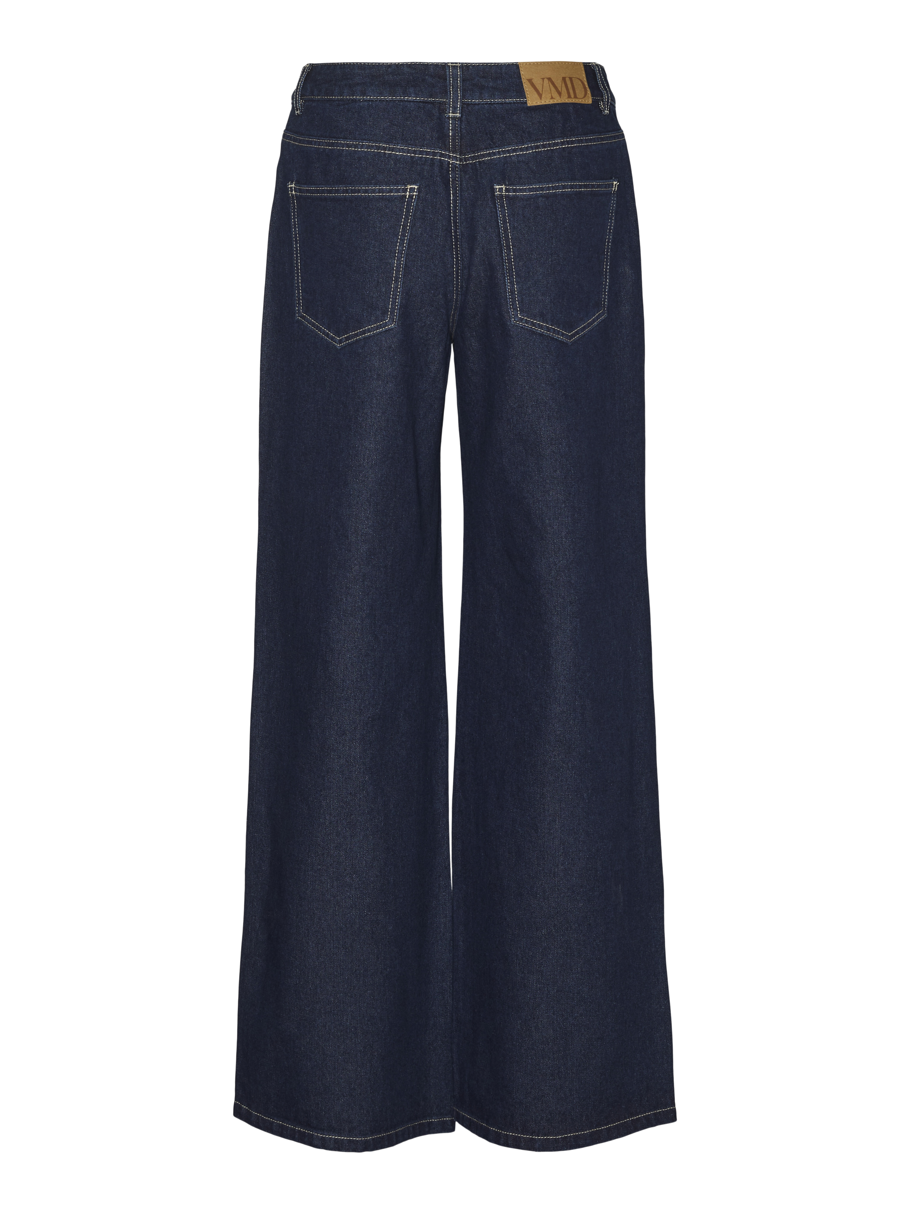 VMREMY Mittlere Taille Weit geschnitten Jeans | Dunkelblau | Vero 