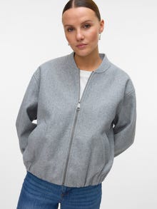 Vero Moda VMPOPBELLA Dzseki -Light Grey Melange - 10315955