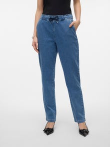 Vero Moda VMCALLIE Loose Carrot Fit Jeans -Medium Blue Denim - 10315959