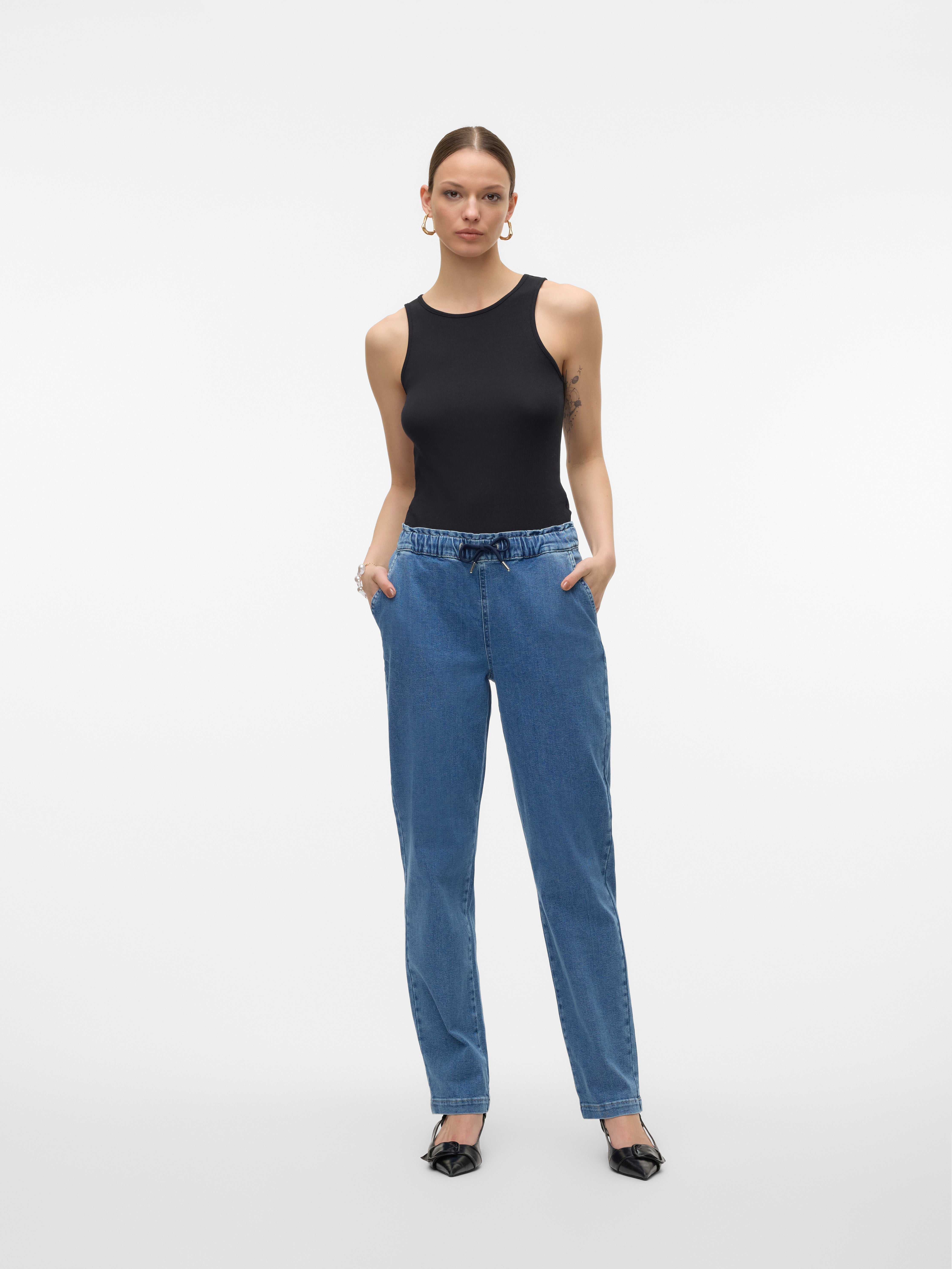 VMCALLIE Loose Carrot Fit Jeans