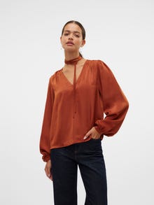Vero Moda VMMAE Top -Brandy Brown - 10316007