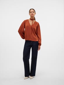 Vero Moda VMMAE Topit -Brandy Brown - 10316007