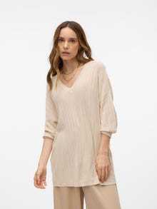 Vero Moda VMNEWLEXSUNSTITCH Pullover -Birch - 10316119