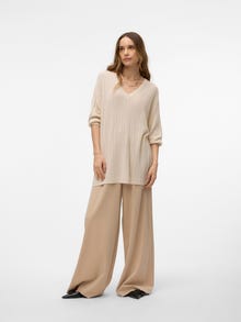 Vero Moda VMNEWLEXSUNSTITCH Pullover -Birch - 10316119