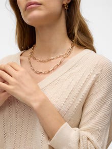 Vero Moda VMNEWLEXSUNSTITCH Pullover -Birch - 10316119