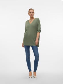 Vero Moda VMNEWLEXSUNSTITCH Neulepuserot -Hedge Green - 10316119