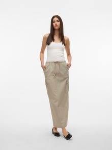 Vero Moda VMKIMBERLY Long Skirt -Abbey Stone - 10316122