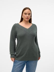 Vero Moda VMCNEWLEXSUN Pullover -Balsam Green - 10316136