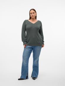 Vero Moda VMCNEWLEXSUN Pullover -Balsam Green - 10316136